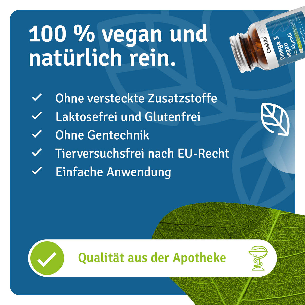 Omega 3 Vegan aus Algenöl natürliche Inhaltsstoffe