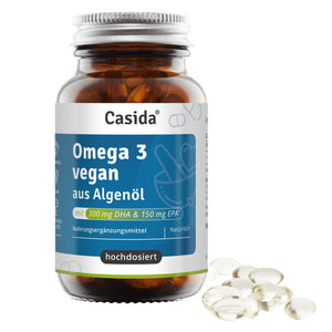 Omega 3 Vegan 1000 mg Algenöl – enthalten im Casida Daily Essentials Set