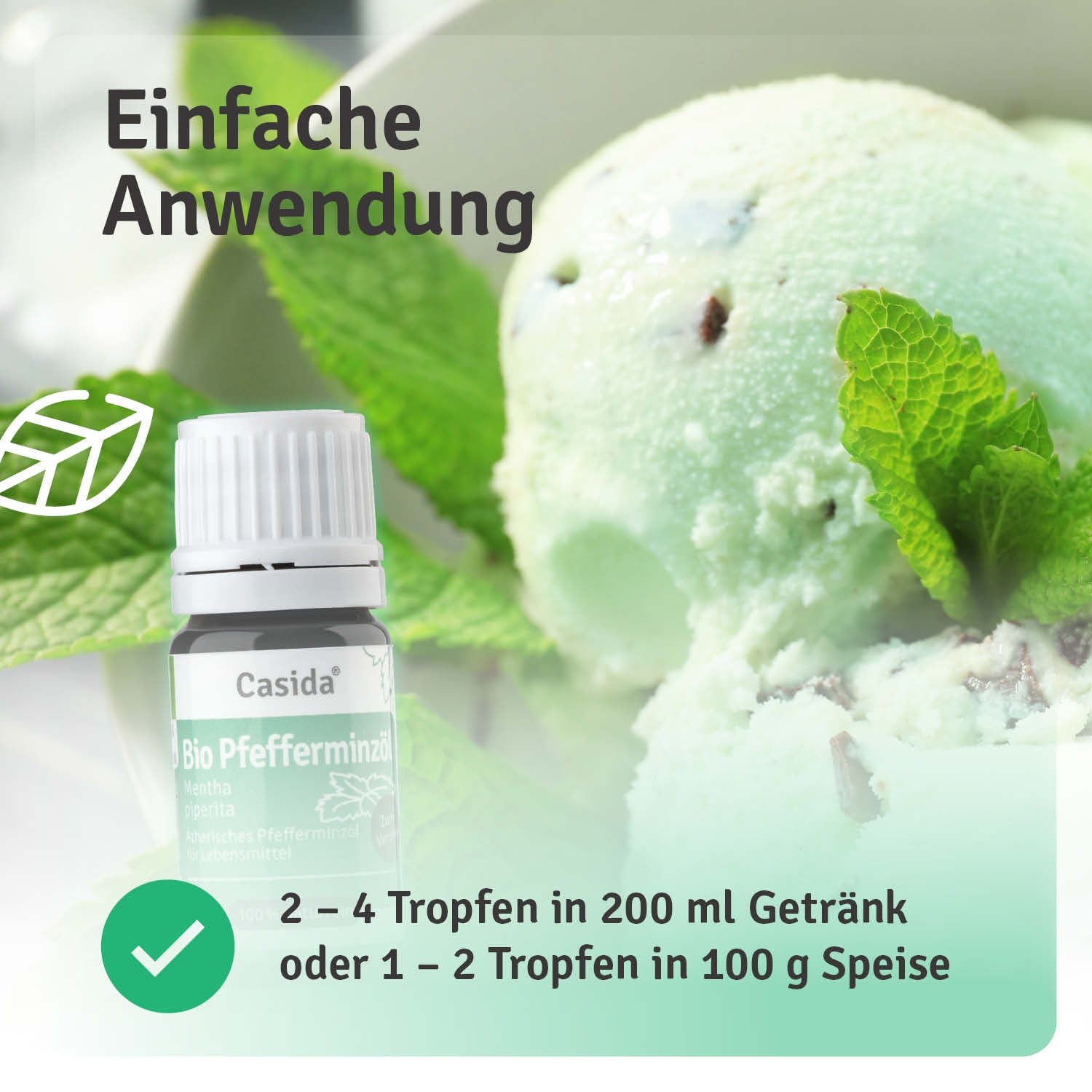 Organic Peppermint Oil for Consumption - Food Grade