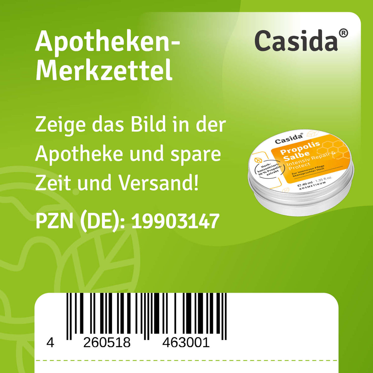 Propolis Salbe Apotheke