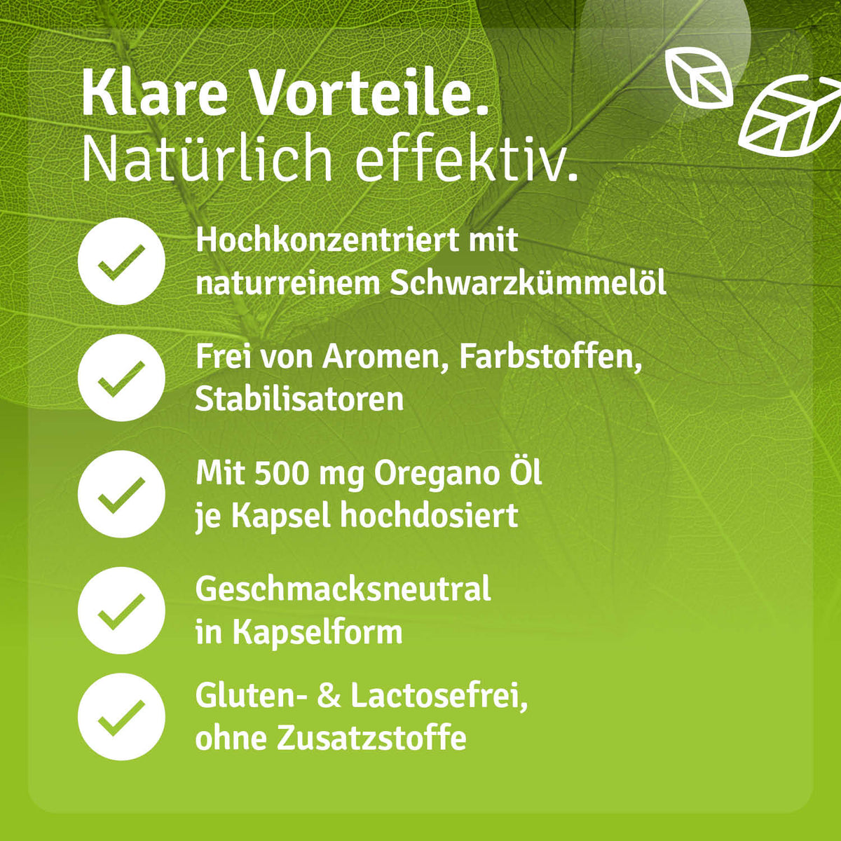 Schwarzkümmelöl Kapseln kaltgepresst Vorteile 