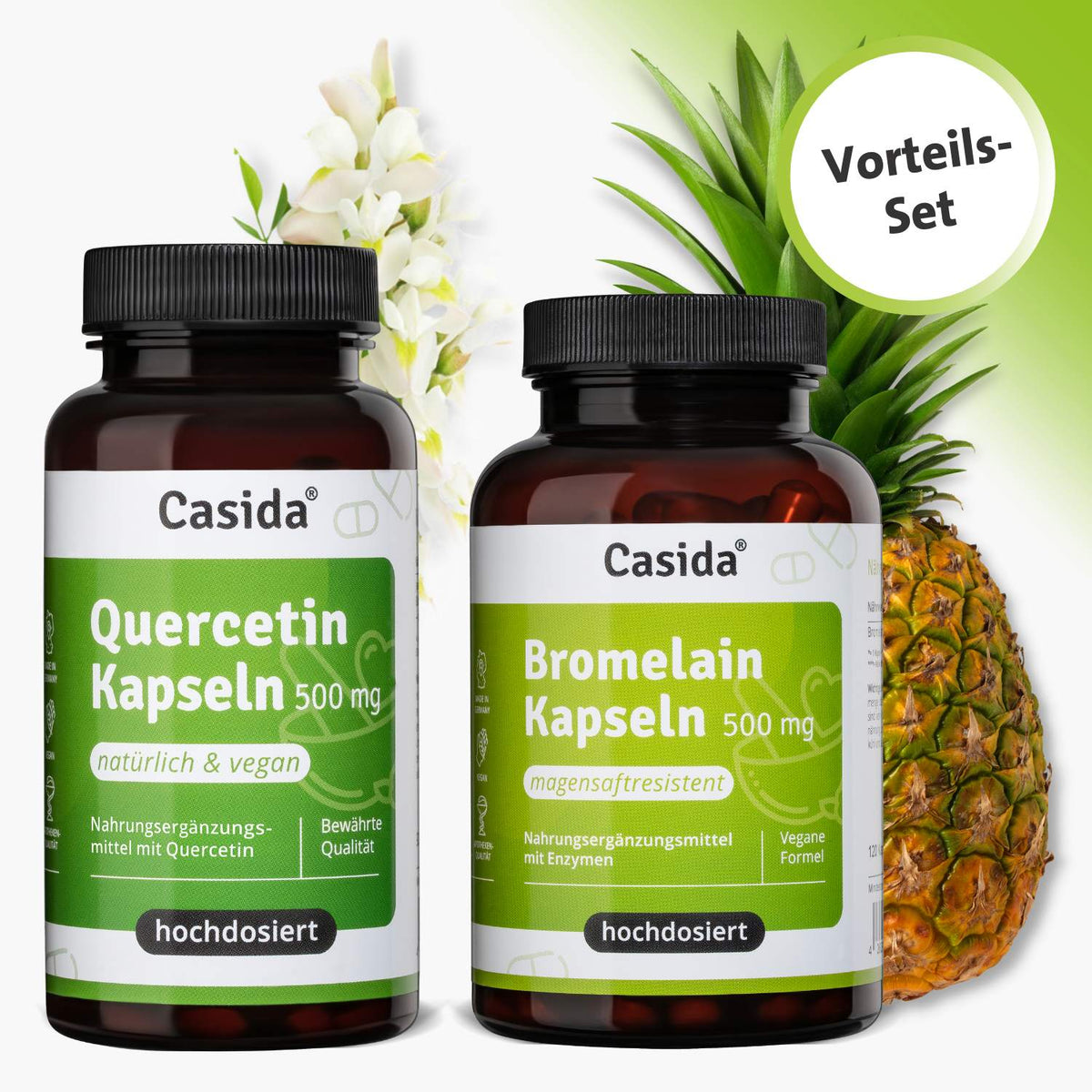 Bromelain + Quercetin Kapseln Vorteilsset