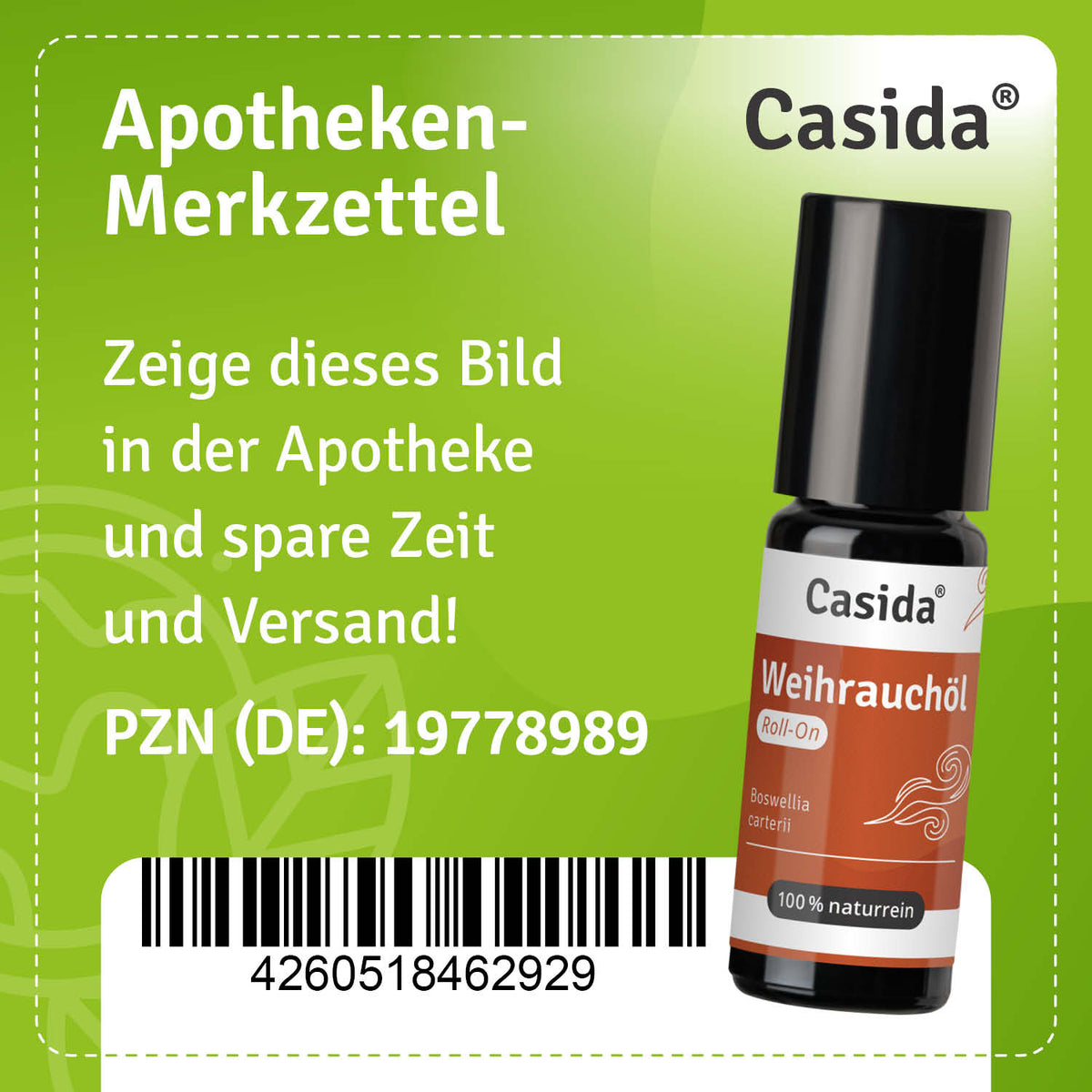 Weihrauchöl Roll On Apotheke