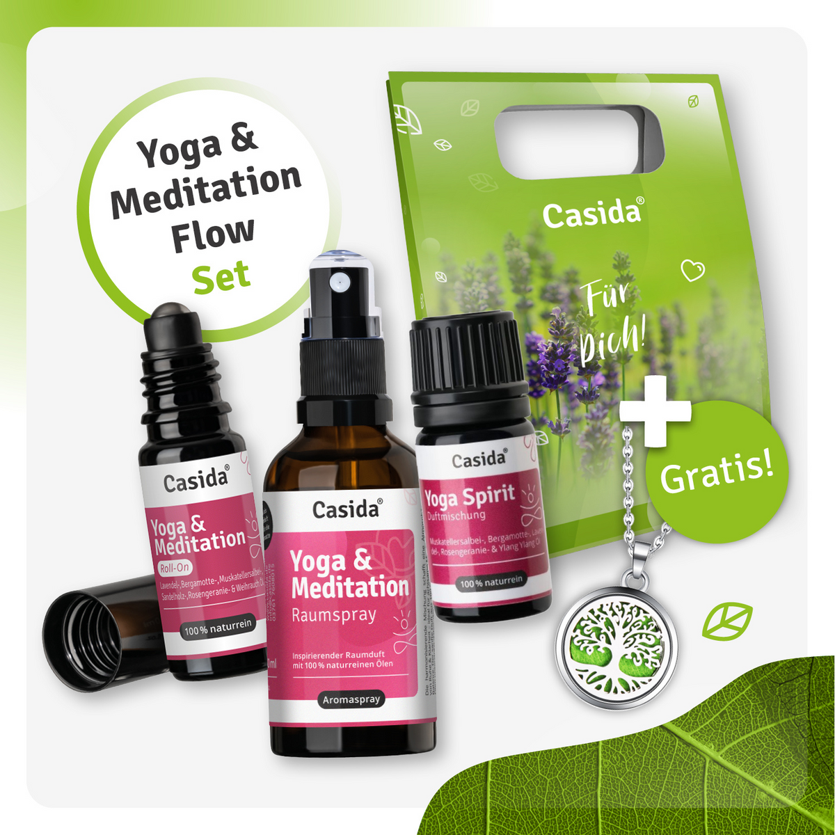 Yoga & Meditation Flow Set + GRATIS Duftkette