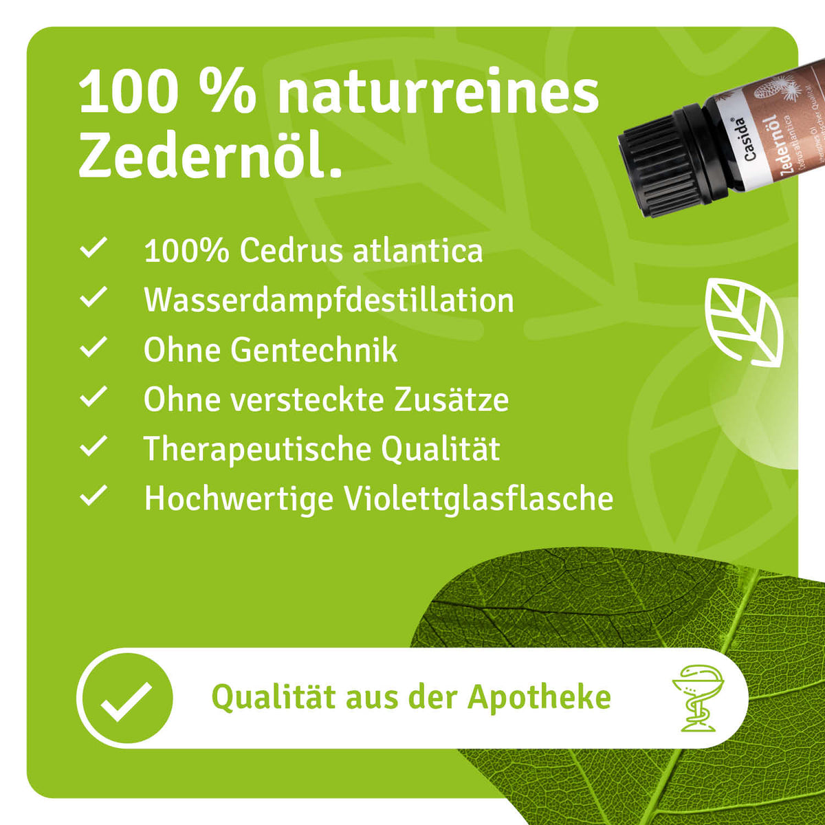 Zedernöl natürliche Inhaltsstoffe