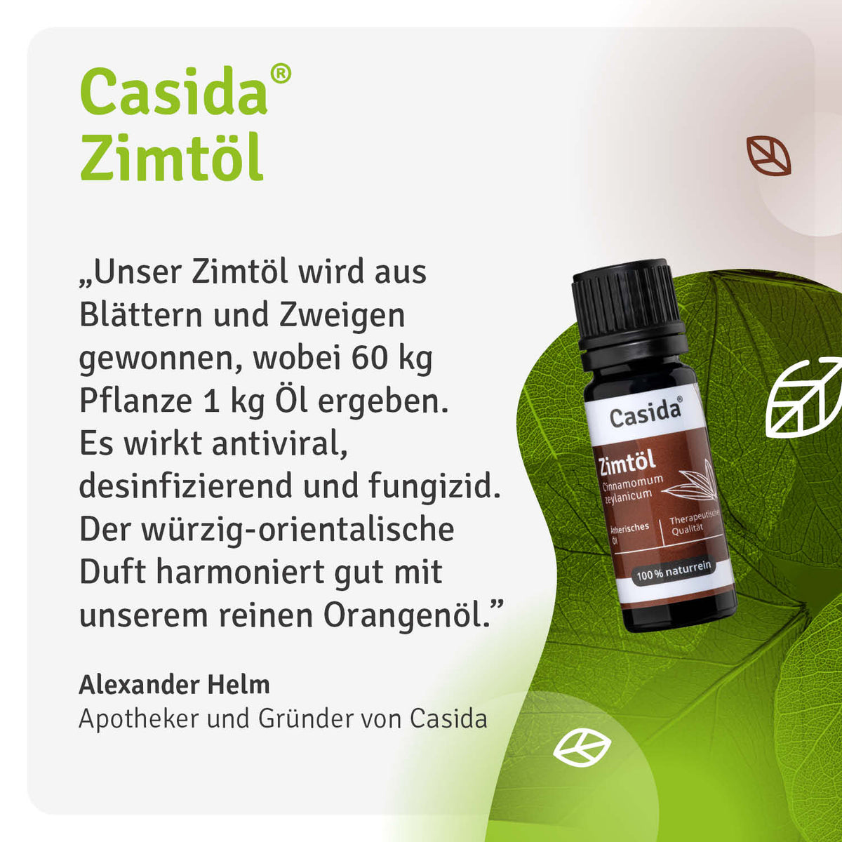 Zimtöl Casida