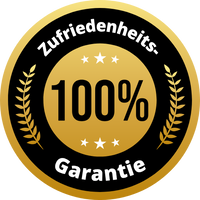 100% Zufriedenheits-Garantie