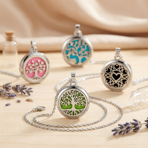 Diffuser Necklace for Essential Oils – Aroma Jewelry in Locket Style