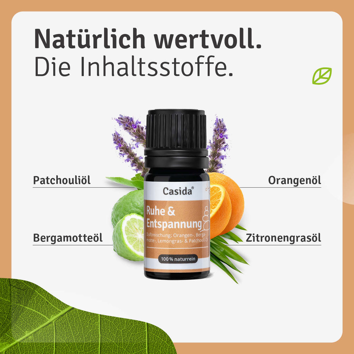Duftmischung Ruhe & Entspannung Anti-Stress Inhalt