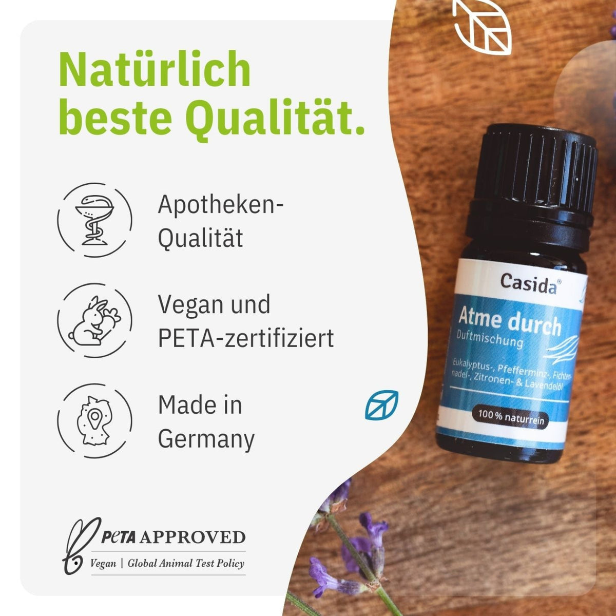 Duftmischung Atme durch tierversuchsfrei