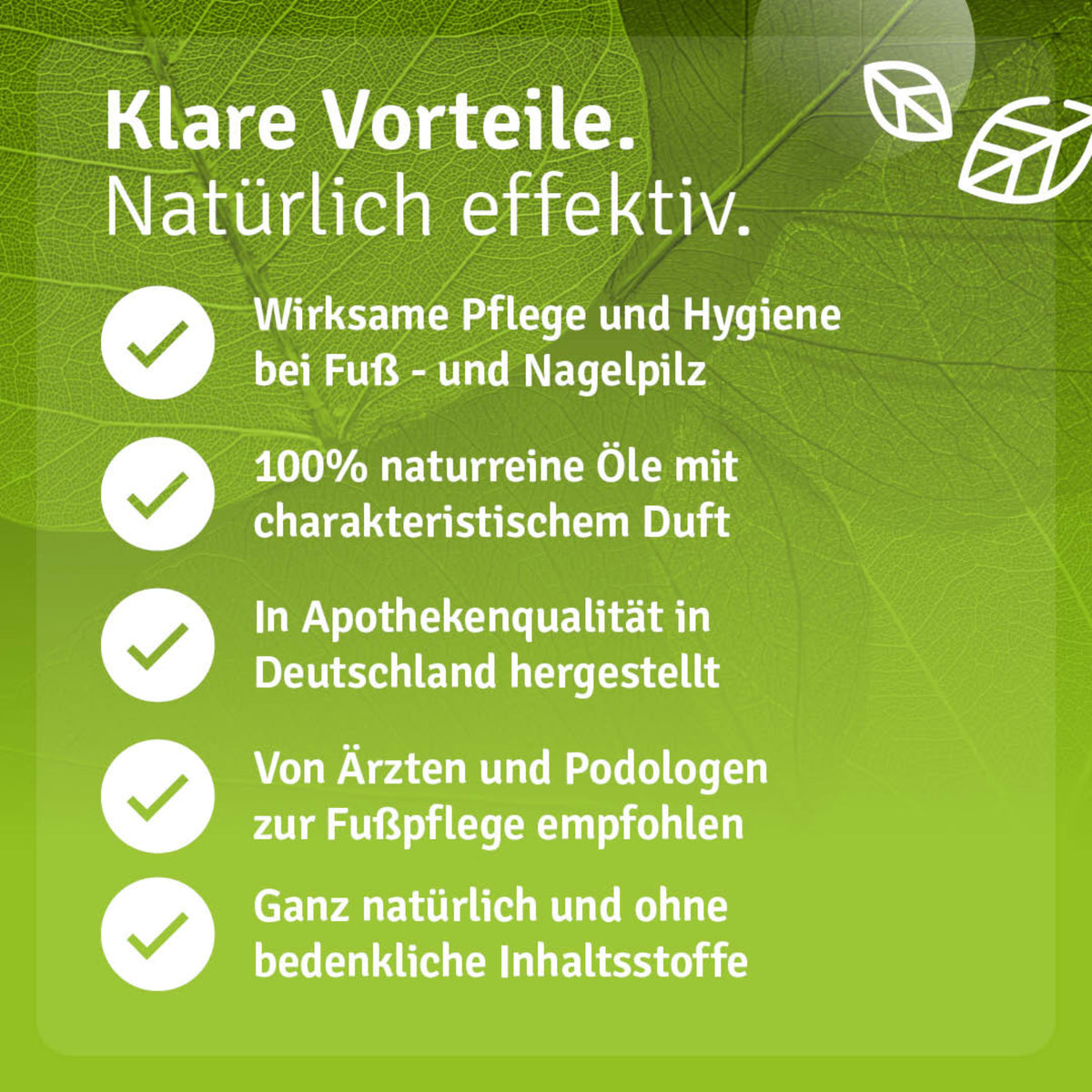 Fußspray BioFit Pflanzlich Vorteile
