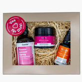 Geschenkbox Beauty Luxus Set Rosenwasser Vitamin C Serum mit Hyaluron Retinol Cremejpg