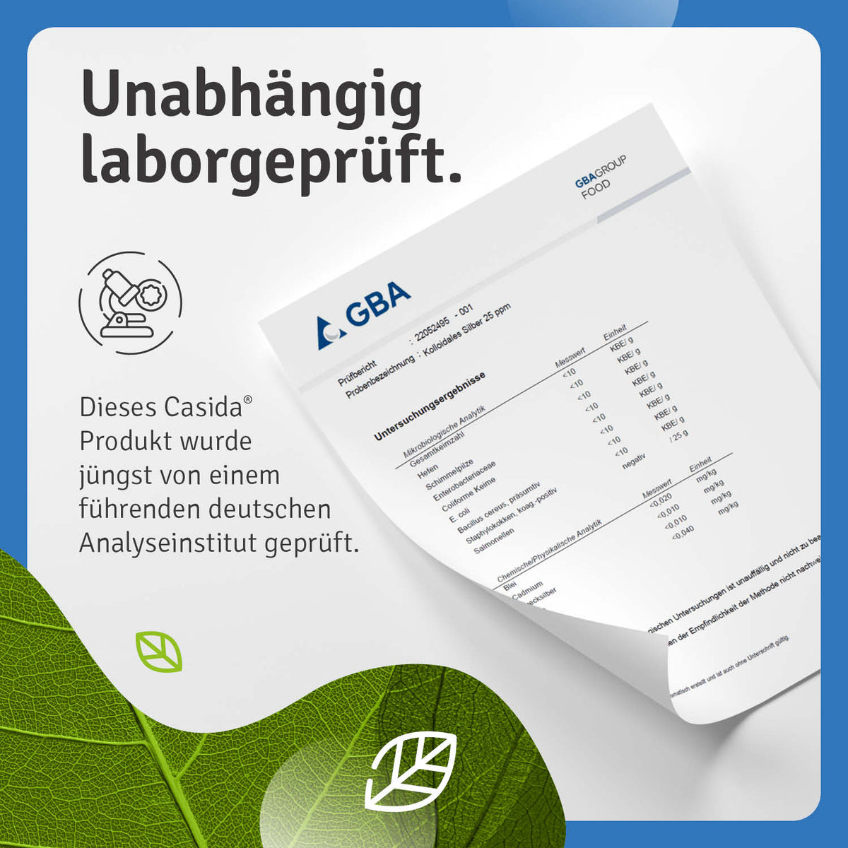 Kolloidales Silber 25ppm 500ml laborgeprüft