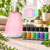 Starter Aroma Diffuser Set mit 6 Ölen