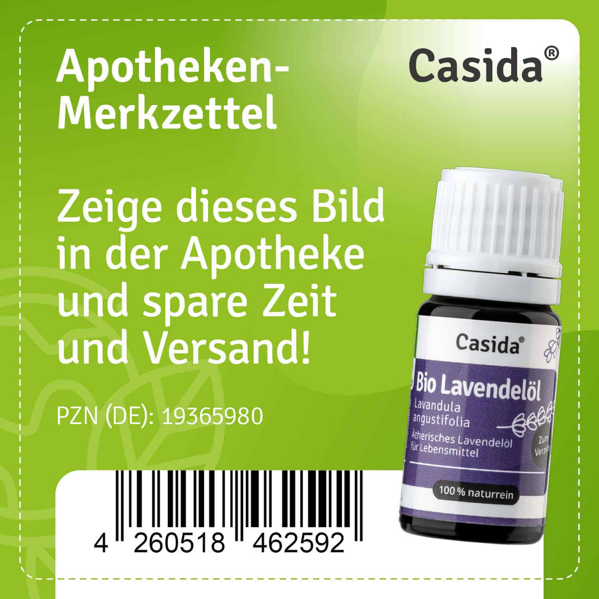 Lavendelöl BIO zum Verzehr innerlich Apotheke