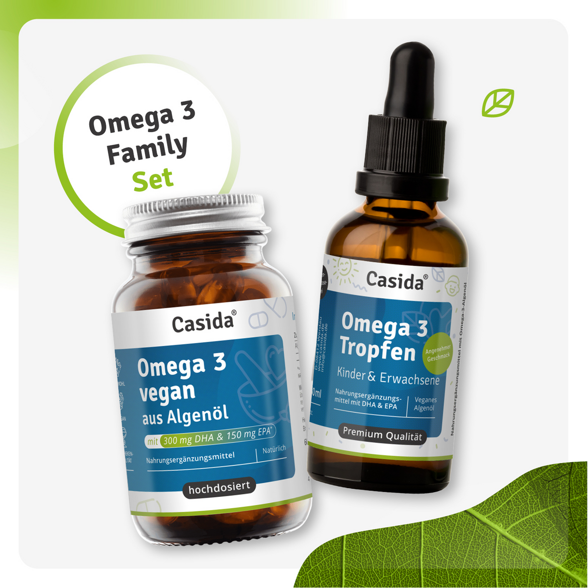 Omega 3 Family Set - vegan
