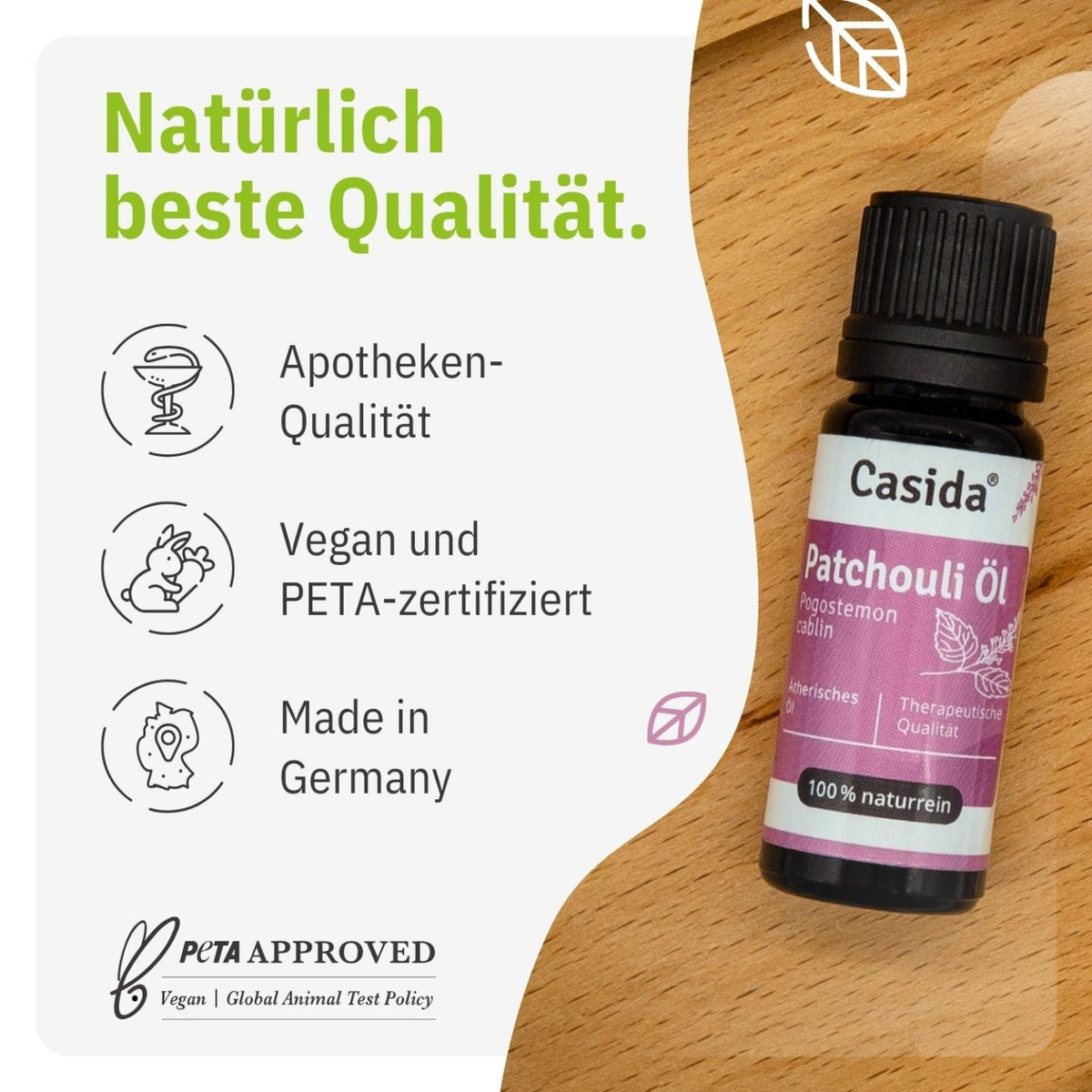 Patchouli Öl tierversuchsfrei