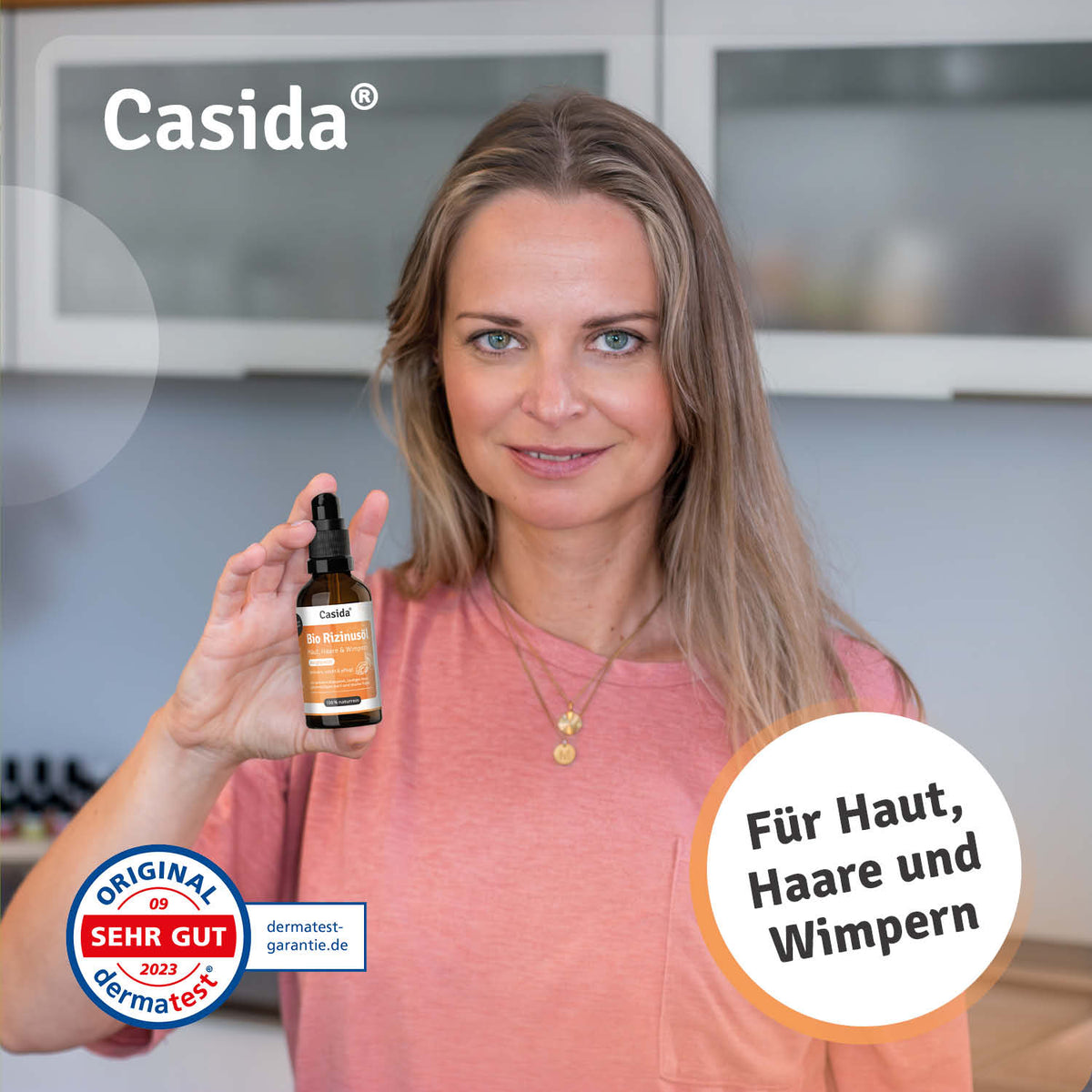 Bio Rizinusöl für Haut, Haare und Wimpern