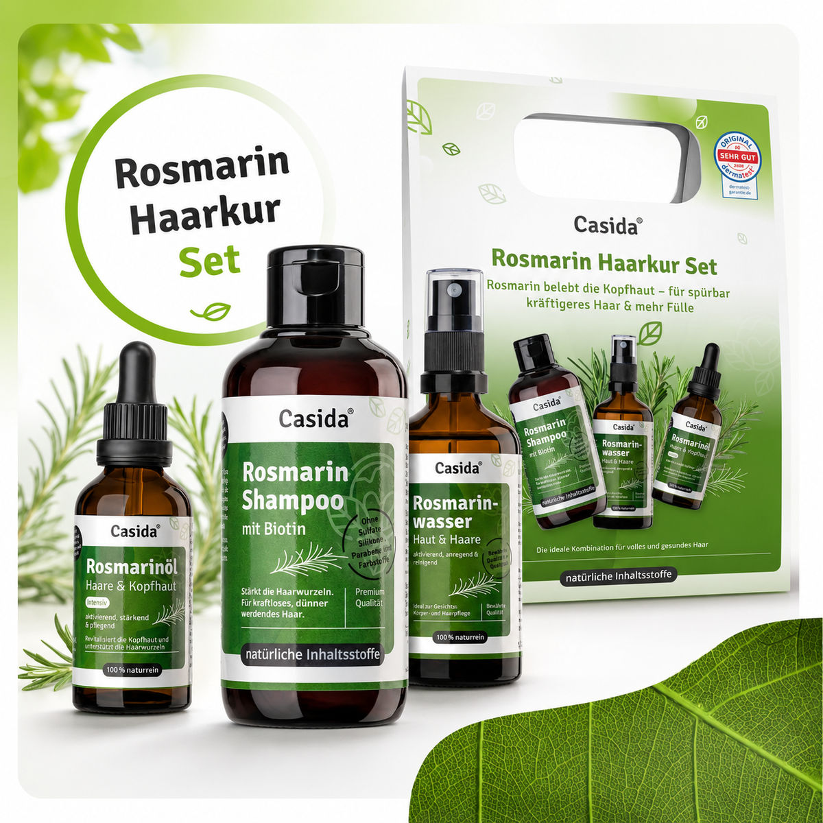 Casida Rosemary Hair Treatment Routine