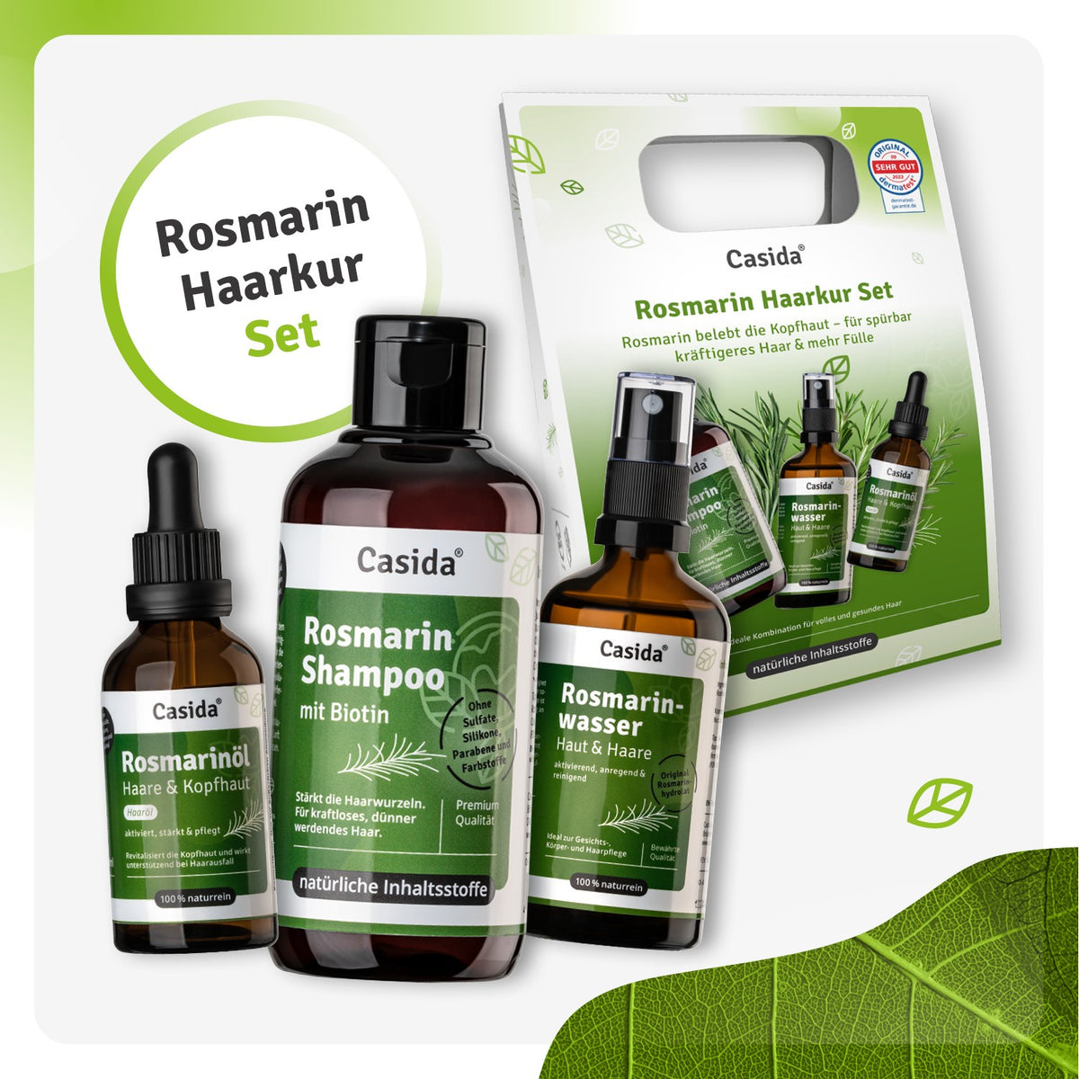 Casida Rosmarin Haarkur Routine