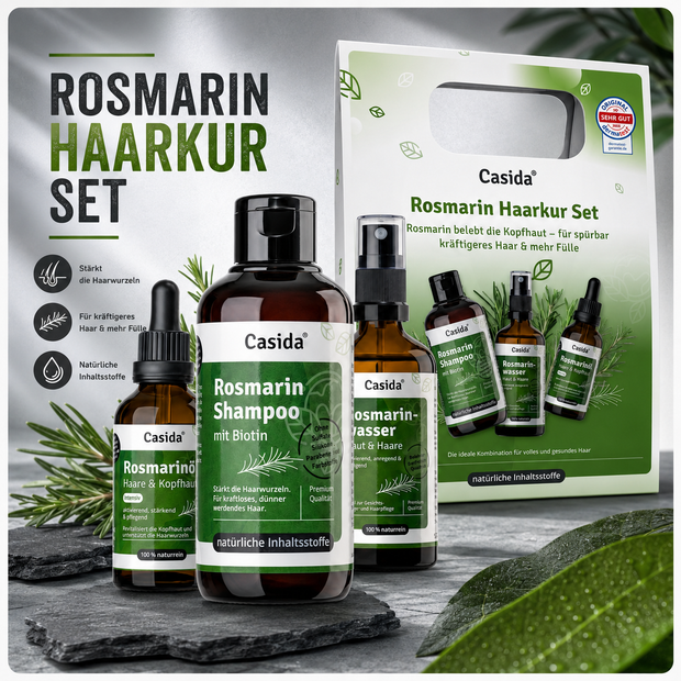 Casida Rosmarin Haarkur speziell für Männer