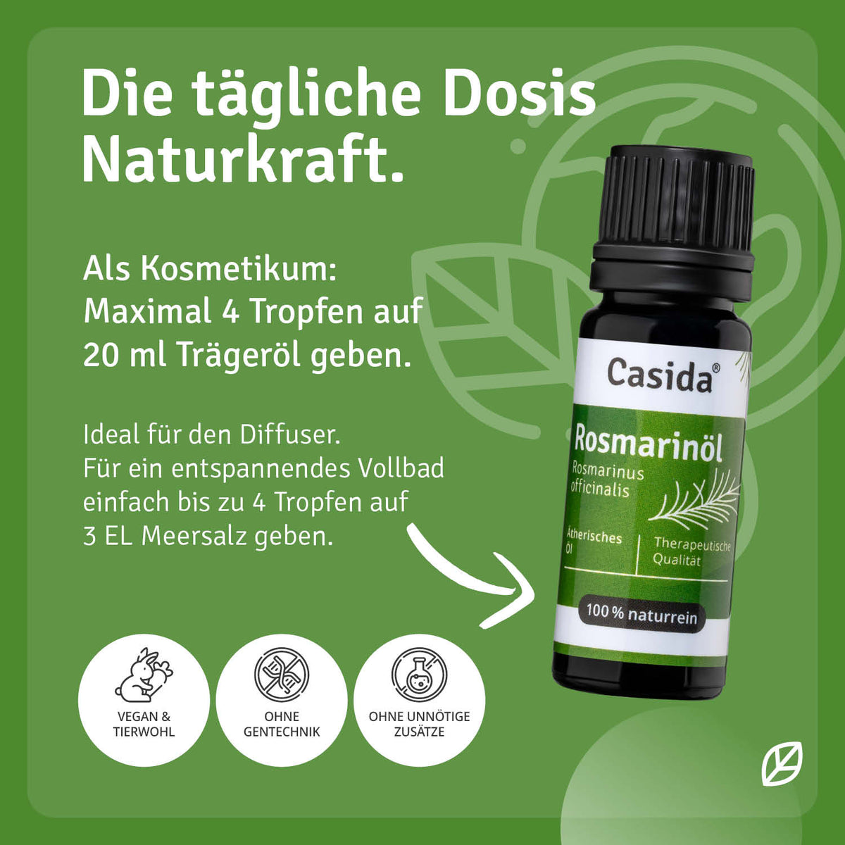 Rosmarinöl Anwendung