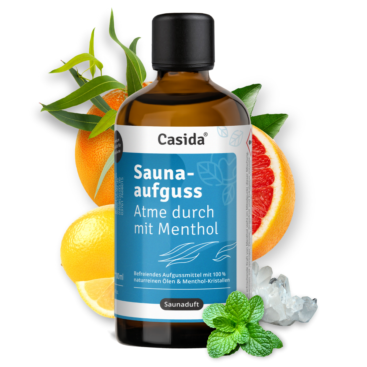 Saunaaufguss Atme durch mit Menthol - Saunaduft