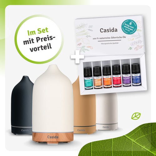 Keramik Aroma Diffuser mit Duftmischungen Top 6 Set