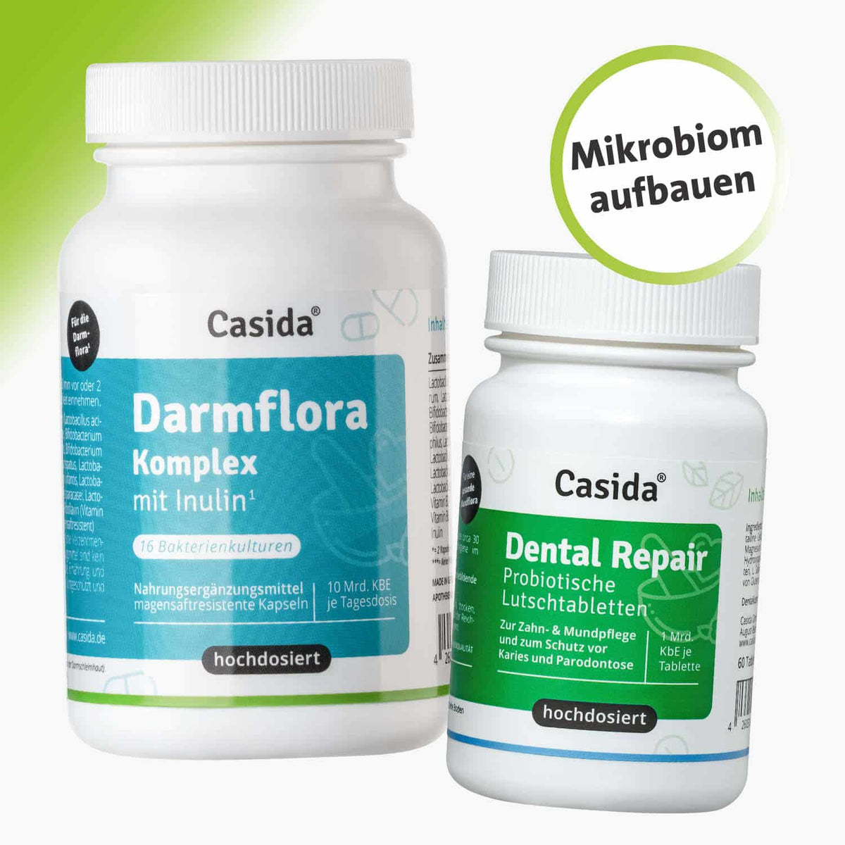 Mikrobiom Duo Set Darmflora Komplex Dental Repair Lutschtabletten 