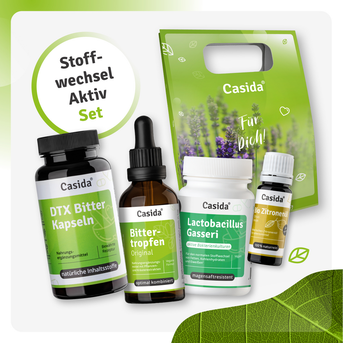 Stoffwechsel Aktiv Set + GRATIS Bio Zitronenöl