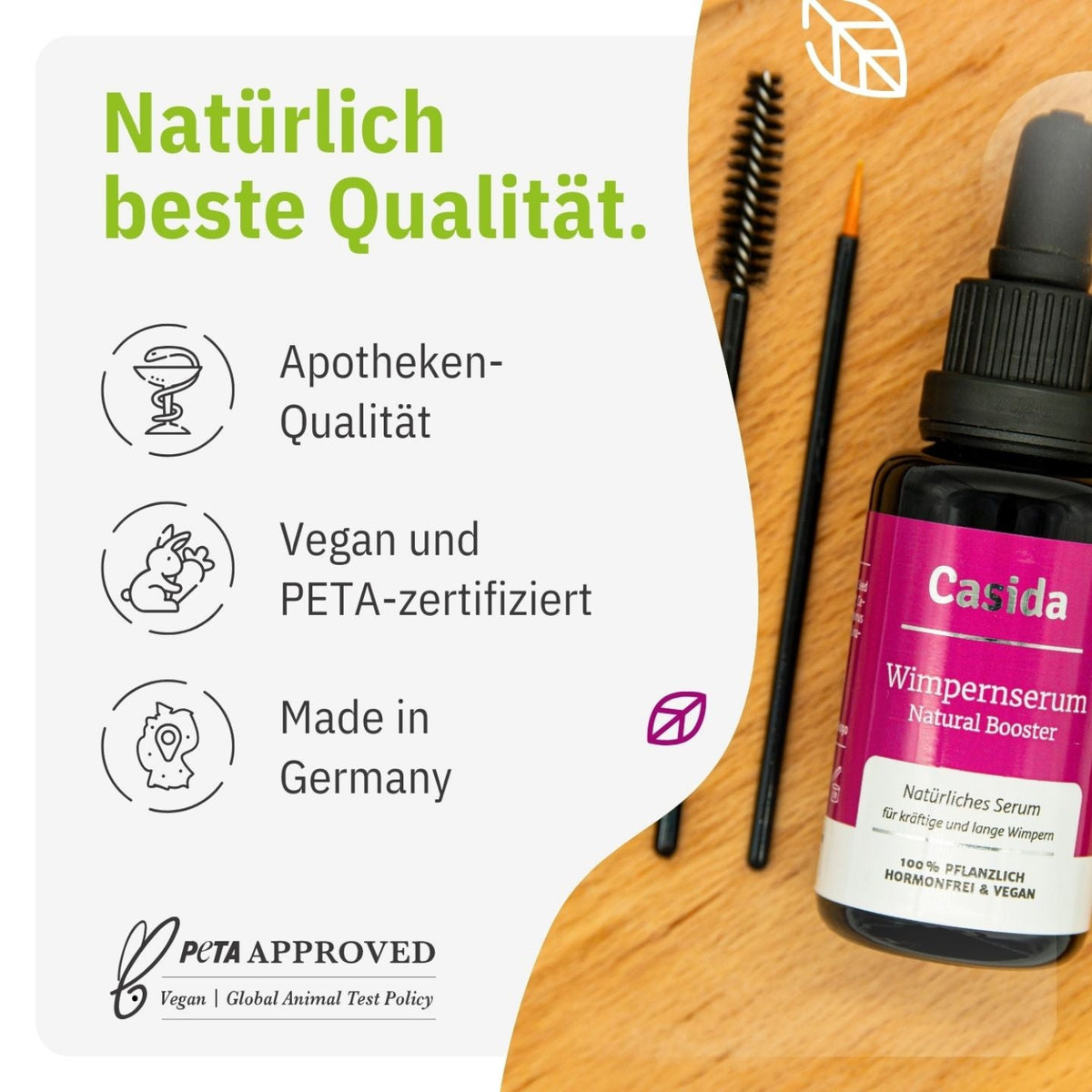 Wimpernserum Natural Booster tierversuchsfrei