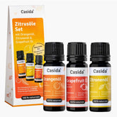 Zitrus Set - Ätherische Öle Set mit Zitrone, Orange & Grapefruit naturrein Aroma Diffuser Körperöl Wirkung 1