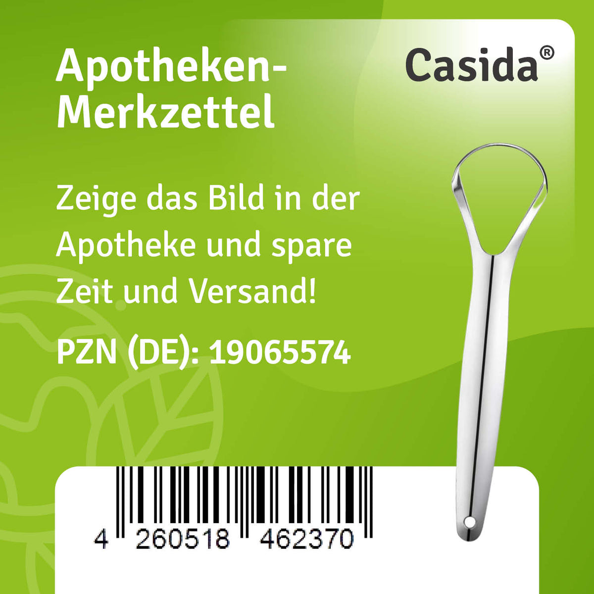 Zungenreiniger – Zungenschaber aus Edelstahl Apotheke