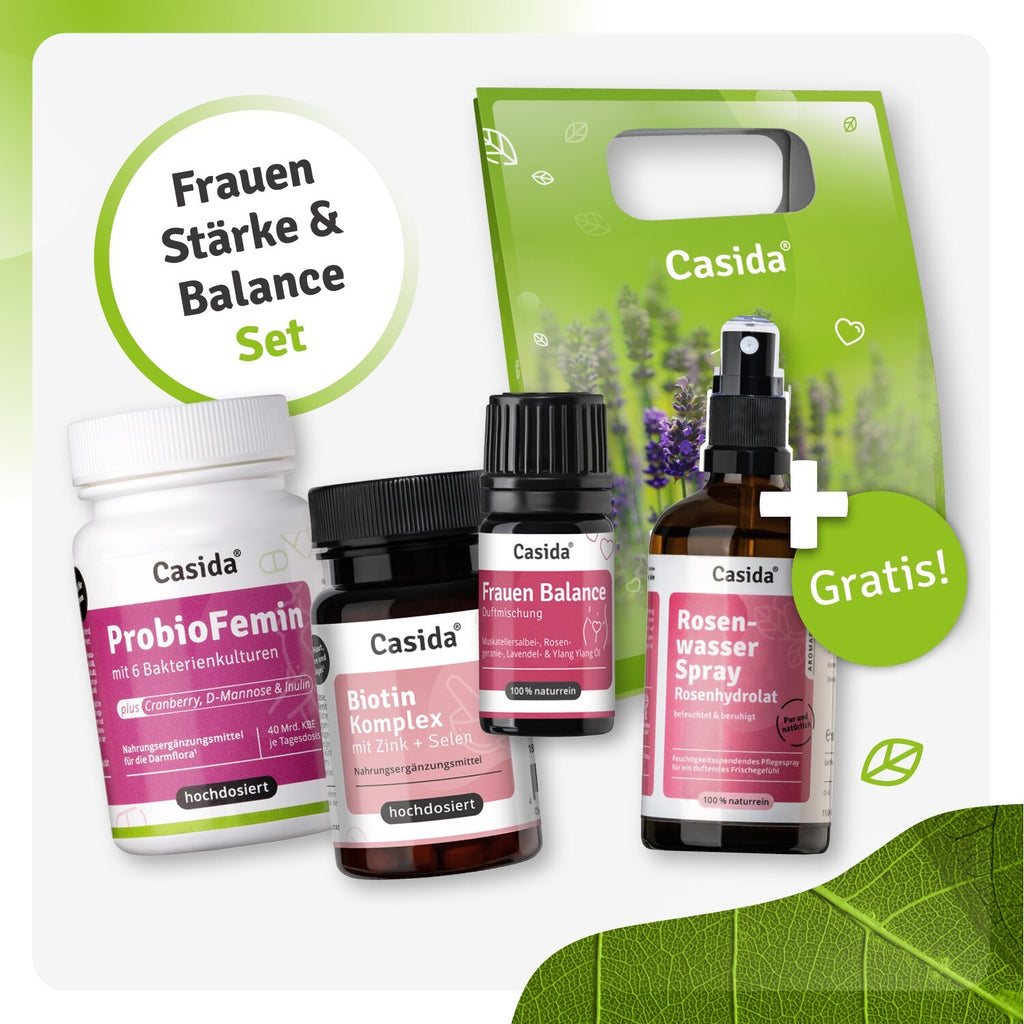 Frauen Stärke & Balance Set + GRATIS Rosenwasser