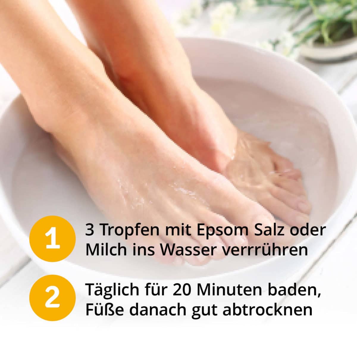 Casida Foot Bath Concentrate Repair & Protect 5 ml PZN DE 10086741 PZN AT 4250231 UVP 15,95 € EAN7