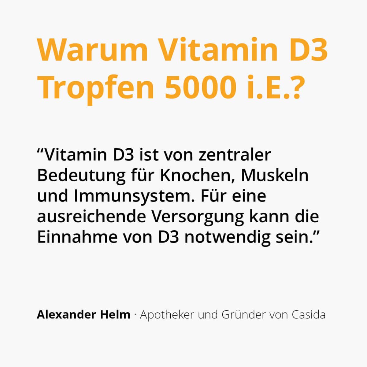 Vitamin D3 Tropfen 5000 I.E.