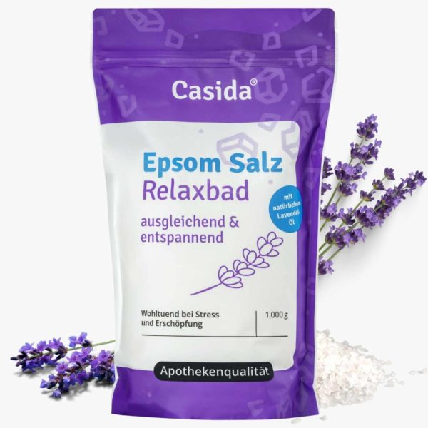 Epsom Salt Relaxing Bath with Lavender