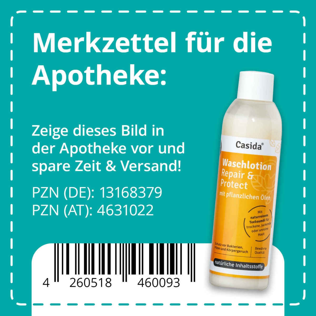 Casida Waschlotion Repair & Protect 200 ml 13168379 PZN Apotheke Nagelpilz Fußpilz5