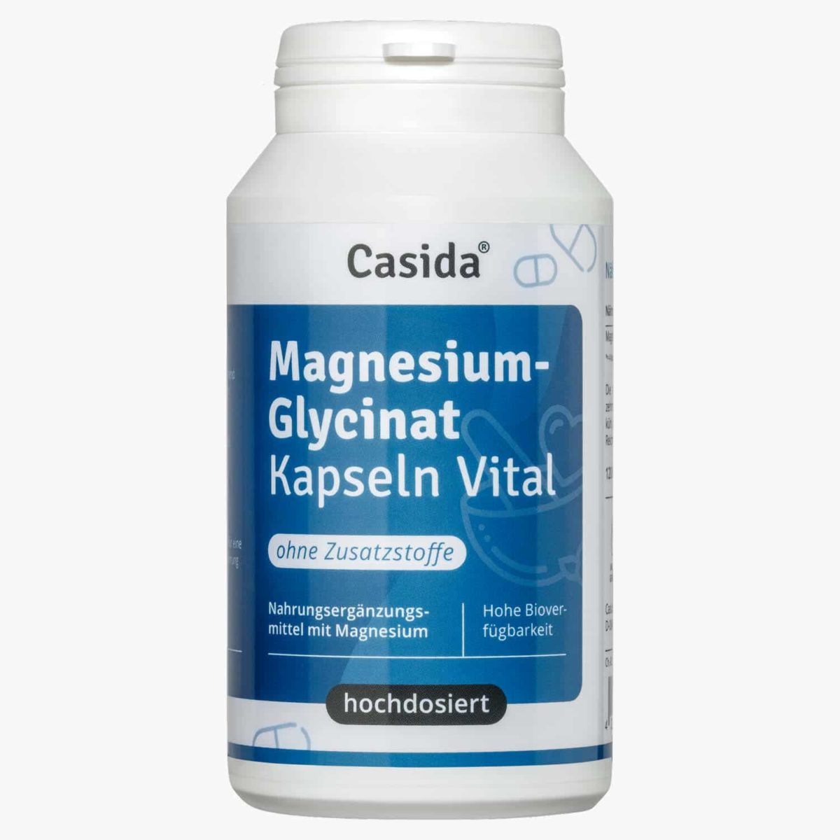 Magnesium Glycinate Capsules Vital – 120 Stk. 14362480 PZN Apotheke Bioverfügbarkeit organisches Magnesium