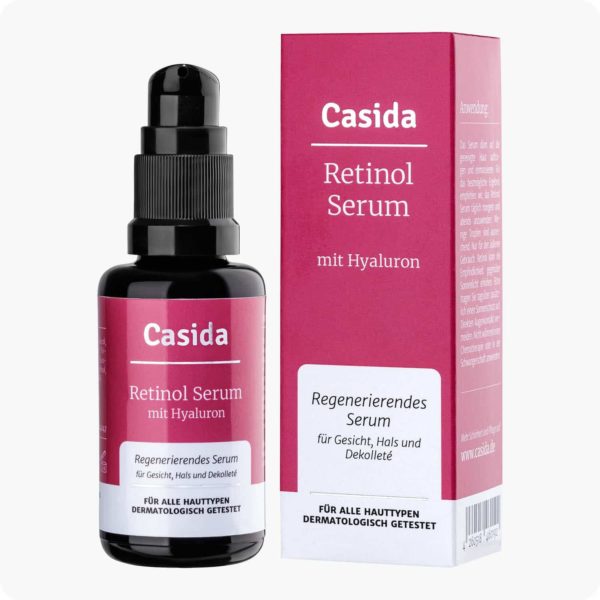 Casida Retinol Serum with Hyaluronic Acid – 30 ml 14044047 PZN Apotheke Vitamin A Anti-Aging Falten Rosacea periorale Dermatitis