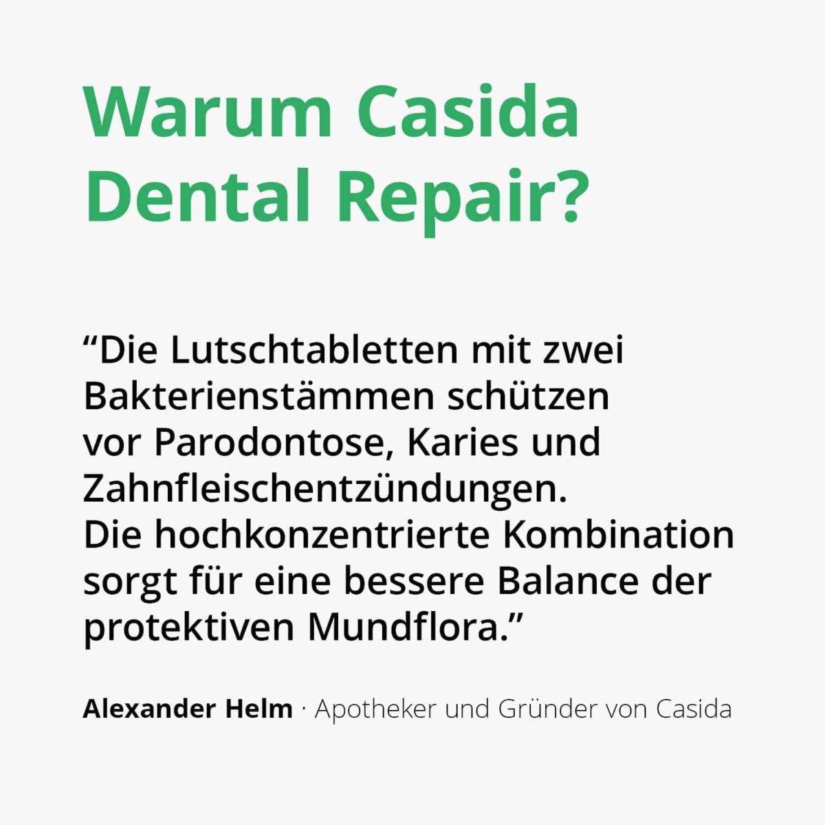 Casida Dental Repair Lutschtabletten – 60 Stk. 14401553 PZN Apotheke Karies Zahnpflege Parodontose2