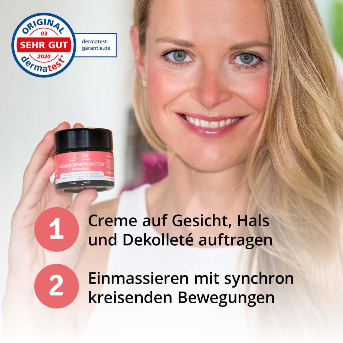 Casida Collagen Creme Peptid Filler + Hyaluron – 50 ml 15408250 PZN Apotheke Gesichtspflege6