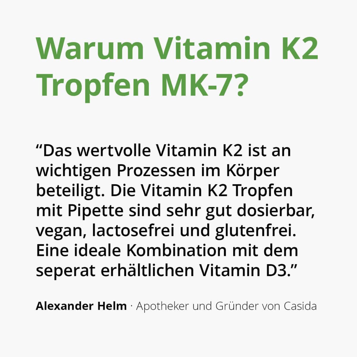 Vitamin K2 Tropfen MK-7