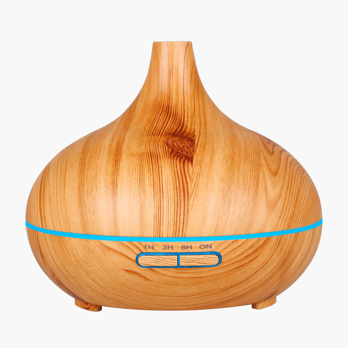 Aroma diffuser - wood print with LED lights