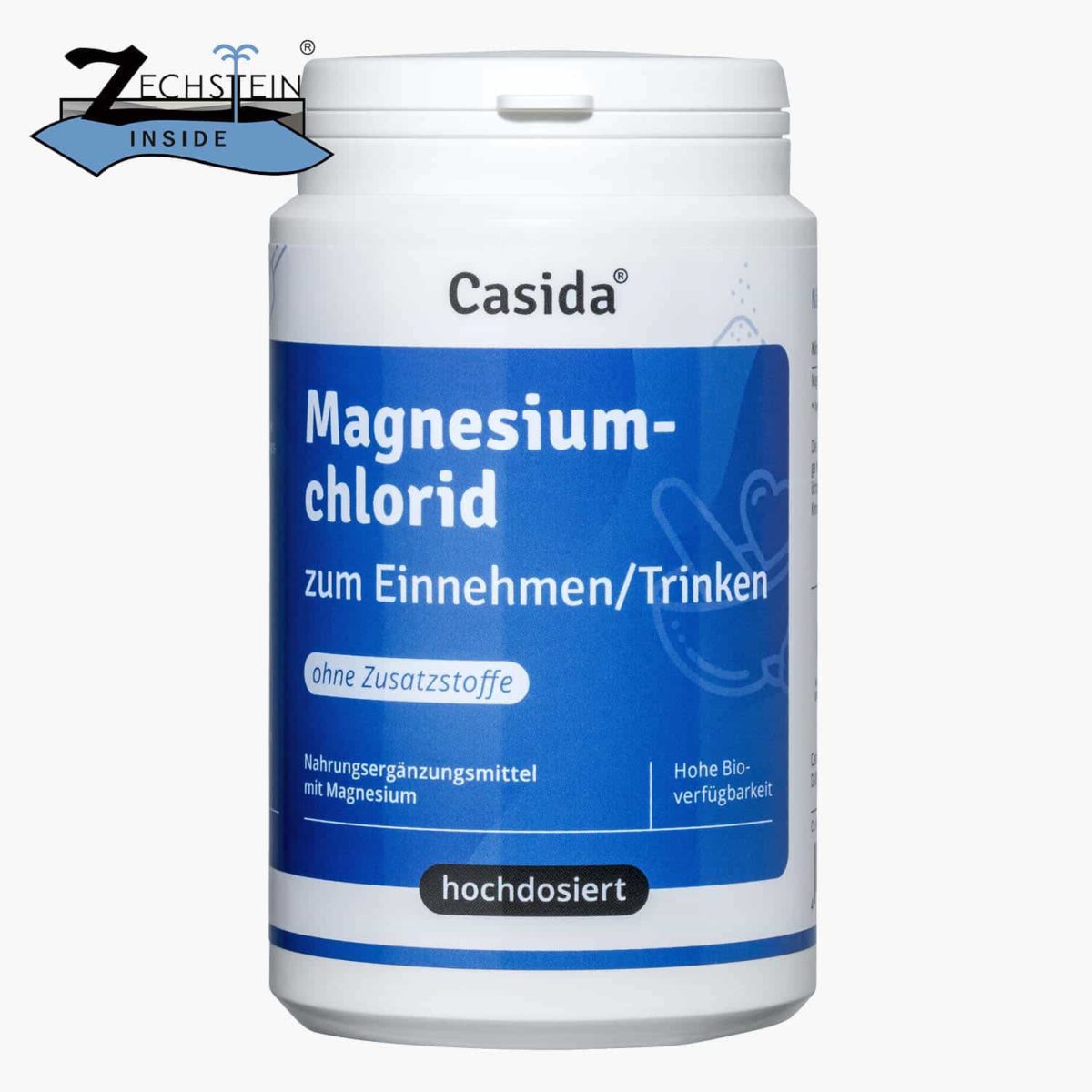 Casida Magnesiumchlorid zum Einnehmen 210 g PZN DE 15190615 UVP 13,95 € EAN 4260518460321 Zechstein