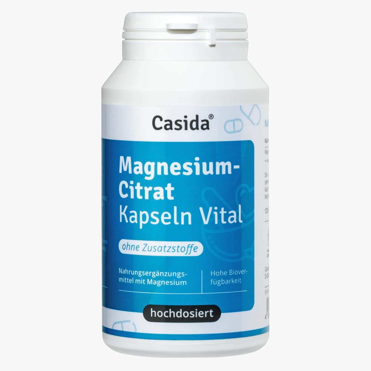 Casida Magnesium Citrate Capsules Vital – 120 Stk. 14362474 PZN Apotheke Muskelkater Muskelkrampf Sport