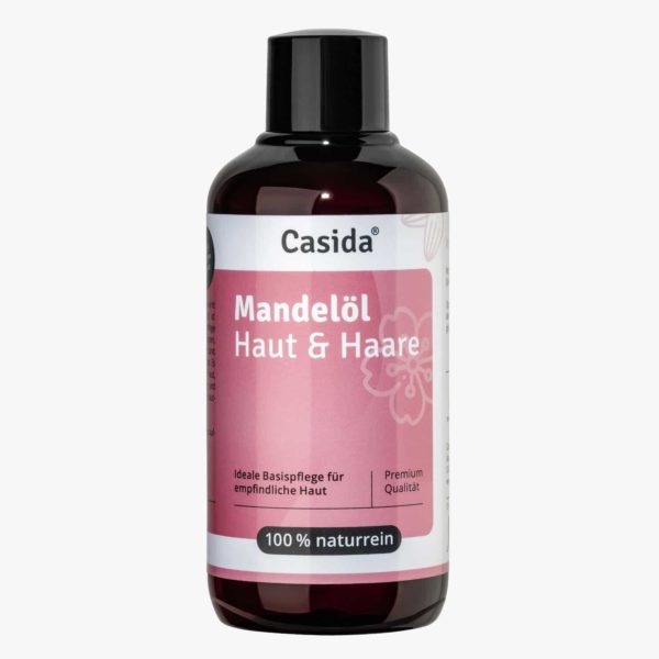 Casida Almond Oil for Skin & Hair – 200 ml 16813099 PZN Apotheke Mandelöl Babypflege trockene Haut pflegen natürlich