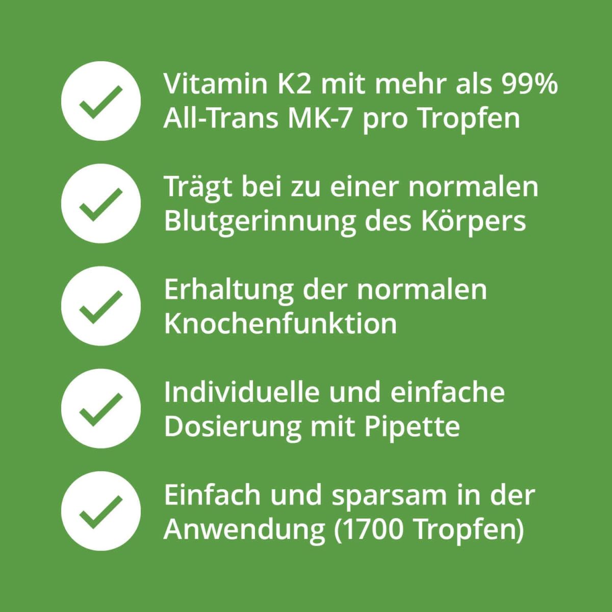 Vitamin K2 Drops 20 μg MK7 vegan – 50 ml 16672049 PZN Apotheke Veganer7