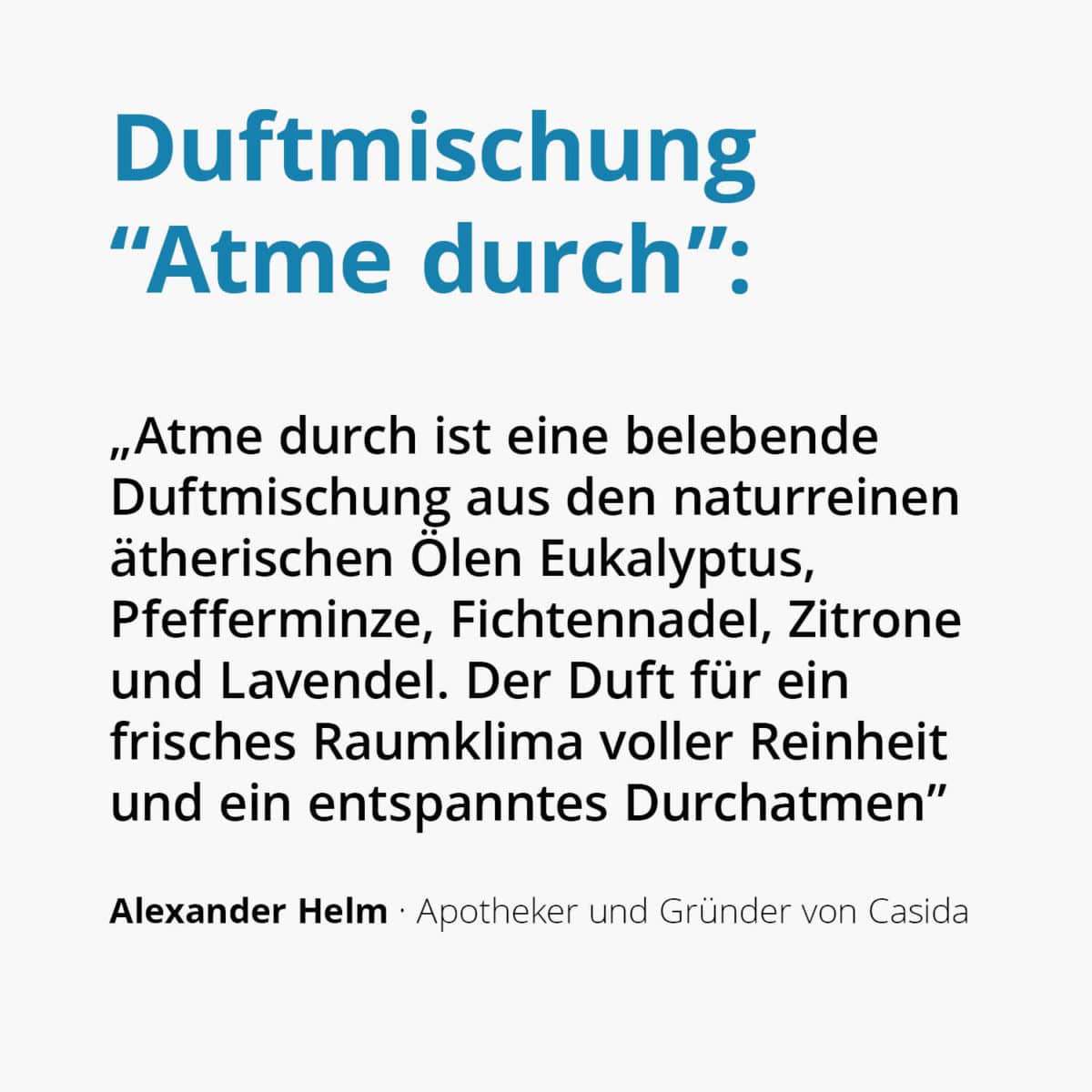 Duftmischung Atme durch