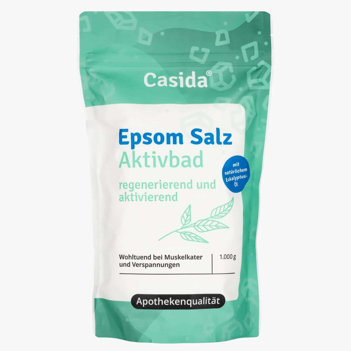 Casida Epsom Salt Activating Bath 1 kg PZN DE 17383933 PZN EAN 4260518461021 Eukalyptus Erkältungsbad